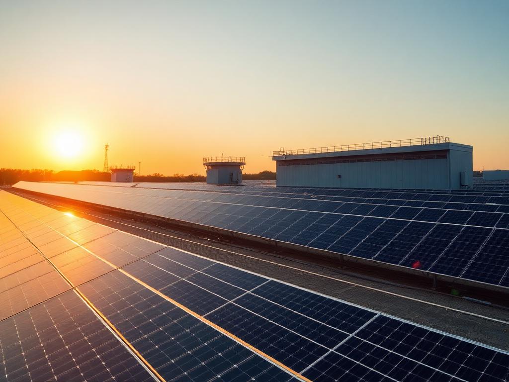 Centrale solaire en toiture